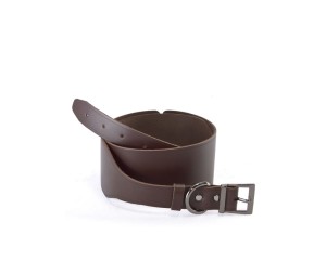 Ремень из натуральной кожи, коричневый XS , длина 0.00см, диаметр 0.00см