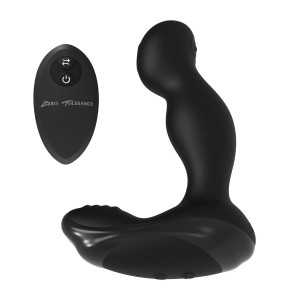 Zero Tolerance THE ONE TWO PUNCH Вибромассажер простаты с постукиванием и пультом ДУ , c вибрацией, длина 15.60см, диаметр 4.30см