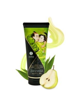 Массажный крем для тела Груша и экзотический зеленый чай серии Необыкновенные поцелуи, 200мл.