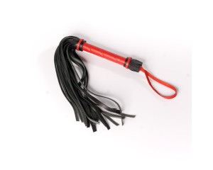 Двухцветный черный-крансый флогер 22 хвоста , длина 40.00см, диаметр 0.00см