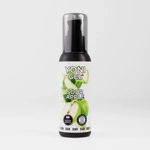 Съедобный лубрикант ЯБЛОКО кислое SGAN YONI GEL, интимная смазка на водной основе 100 мл 