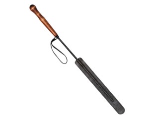 Черный стек с длинной плоской хлопушкой , длина 70.00см, диаметр 0.00см