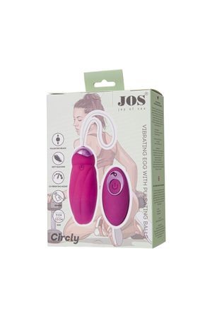 Виброяйцо с пульсирующими шариками JOS Circly.