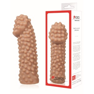 Насадка на фаллос с бугорками размер M, EXTREME Sleeves ES.010-M(стар.рт.NES.006-M) , длина 14.70см, диаметр 4.30см