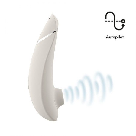 Бесконтактный клиторальный стимулятор Womanizer Premium 2 серый Бесконтактный клиторальный стимулятор Womanizer Premium 2 серый