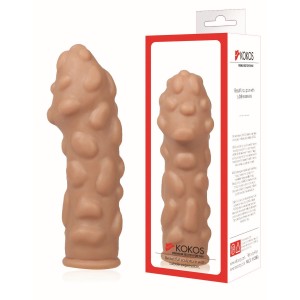 Насадка на фаллос с крупными бугорками размер M, EXTREME Sleeves ES.011 , длина 14.70см, диаметр 4.30см