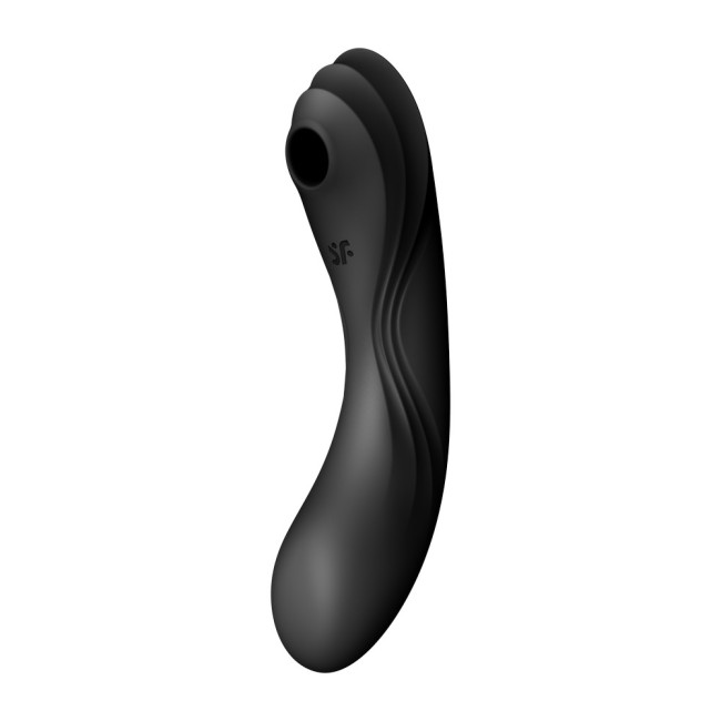 Curvy Trinity 4 Вибростимулятор, черный , c вибрацией, длина 17.00см, диаметр 0.00см