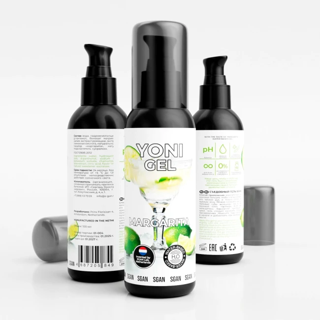 Съедобный лубрикант коктейль МАРГАРИТА SGAN YONI GEL, интимная смазка на водной основе 100 мл Съедобный лубрикант коктейль МАРГАРИТА SGAN YONI GEL, интимная смазка на водной основе 100 мл