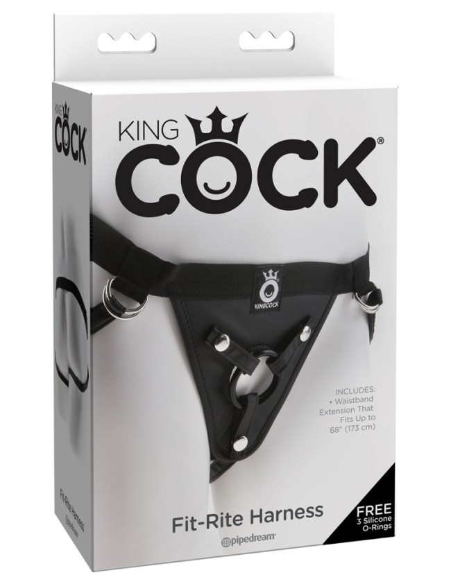Крепление для страпона King Cock Fit-Rite Harness черный
