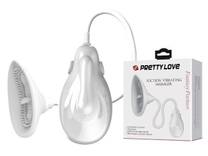 "PASSIONATE LOVER Помпа автоматическая для стимуляции клитора и малых половых губ, с вибратором , c вибрацией, длина 77.00см, диаметр 4.50см"