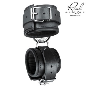 НАРУЧНИКИ кожа, цвет чёрный арт. NTB-80707