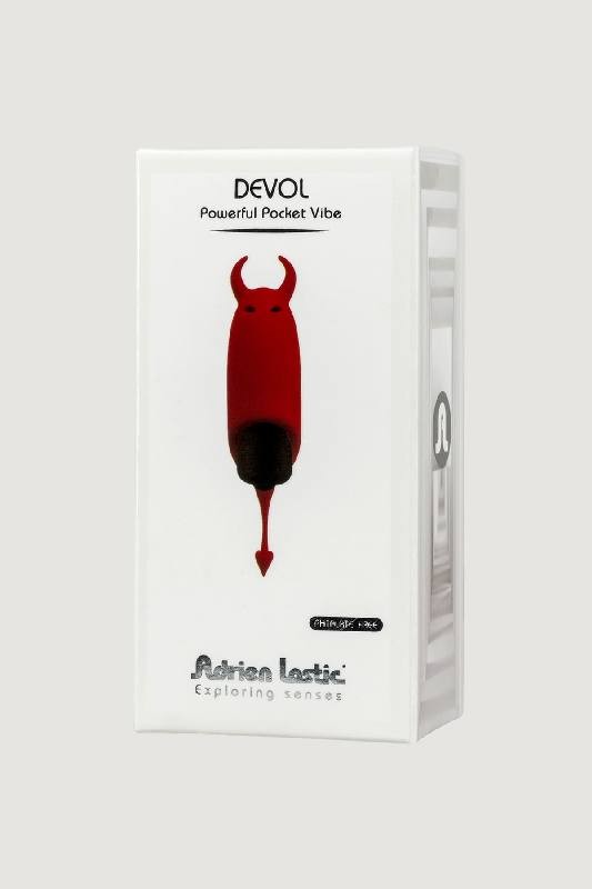 "Devol – Mini Vibrator Мини-вибростимулятор Маленький демон , c вибрацией, длина 8.50см, диаметр 2.30см"