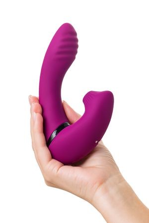 Вибратор поворотный c вакуумной стимуляцией JOS Spinser.