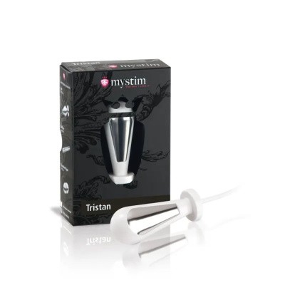 Стимулятор Mystim Tristan из пластика (Источник импульсов приобретается отдельно) Стимулятор Mystim Tristan из пластика (Источник импульсов приобретается отдельно)