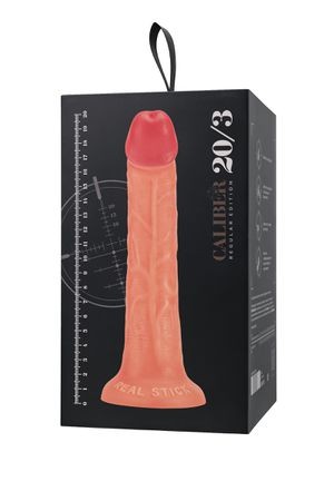 Фаллоимитатор реалистичный, RealStick CALIBER, 20 см, Ø3