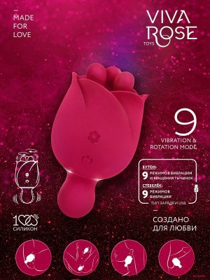 ВИБРОМАССАЖЁР L 106 мм D 58 мм, 9 режимов вибрации, 9 режимов вращения арт. RT-34006 ВИБРОМАССАЖЁР L 106 мм D 58 мм, 9 режимов вибрации, 9 режимов вращения арт. RT-34006