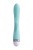 Вибратор с клиторальным стимулятором Flovetta Iris, силикон, голубой, 22 см