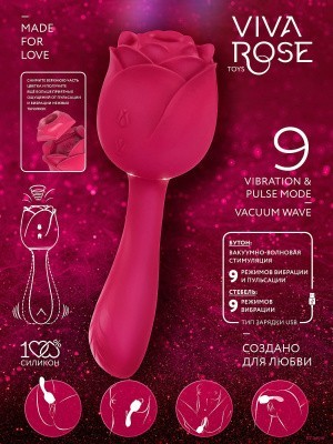 ВИБРОМАССАЖЁР L 195 мм D 58x35 мм, 9 режимов вибрации, 9 режимов вакуумно-волновой стимуляции арт. RT-34010 ВИБРОМАССАЖЁР L 195 мм D 58x35 мм, 9 режимов вибрации, 9 режимов вакуумно-волновой стимуляции арт. RT-34010