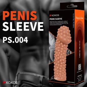 Насадка на фаллос с пузырьками размер L , длина 16.40см, диаметр 5.50см