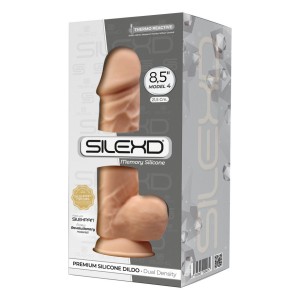 "SileXD Фаллоимитатор на присоске с мошонкой MODEL 4 (8.5) , длина 21.00см, диаметр 5.00см"