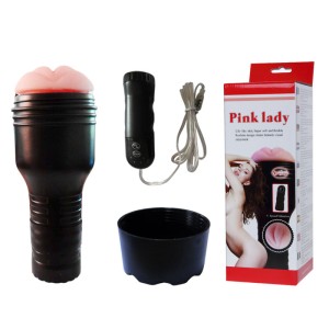 "Мастурбатор вагина в тубе с вибрацией Pink Lady , c вибрацией, длина 24.00см, диаметр 8.50см"
