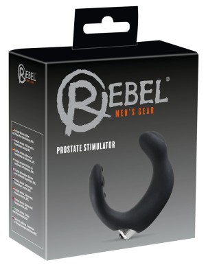 Вибромассажер простаты Prostate Vibrator by Rebel , c вибрацией, длина 20.00см, диаметр 2.40см