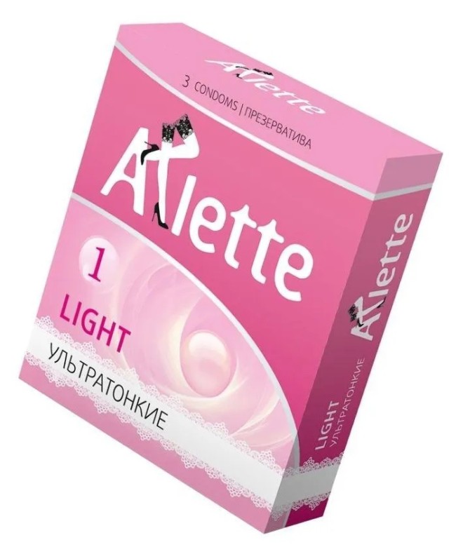Презервативы Arlette Light ультратонкие, 3 шт.