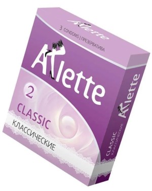 Презервативы Arlette Classic классические, 3 шт.