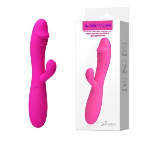 Вибромассажёр SNAPPY L 195 мм D 32 мм, 30 режимов вибрации, цвет розовый арт. BI-014173-2