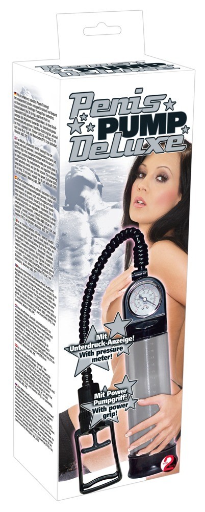 Вакуумная помпа с поршневым нагнетателем Penis Pump Deluxe by You2Toys , длина 30.00см, диаметр 6.30см