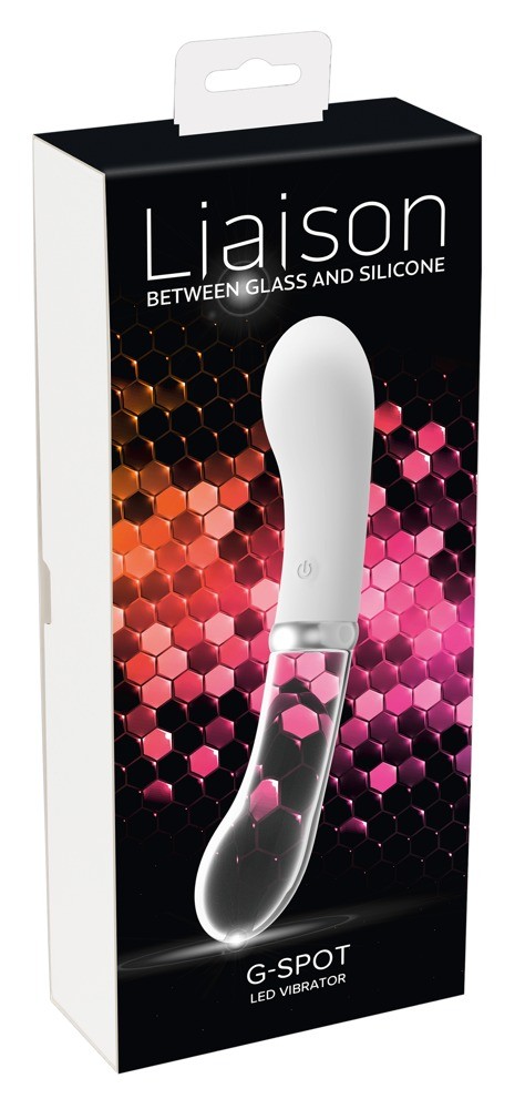 Вибромассажер, стимулятор точки G, LIAISON G-Spot LED , c вибрацией, длина 18.00см, диаметр 3.20см