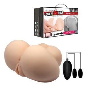 "Мастурбатор вагина-анус с вибрацией Crazy Bull Busty Butt , длина 16.60см, диаметр 0.00см"