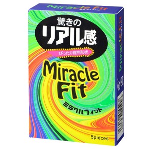 Презервативы Sagami Miracle Fit латексные, анатомическая форма 5шт.
