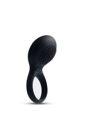 Svakom Tyler Черное эрекционное виброкольцо с круглым стимулятором (ст.арт.SVZD-150501-BLK) , c вибрацией, длина 8.00см, диаметр 2.90см