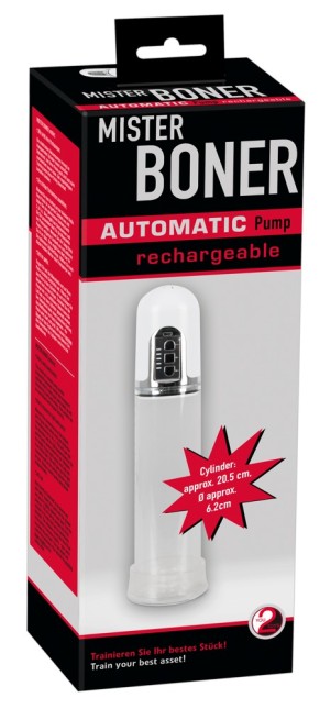 Автоматическая вакуумная помпа Mister Boner Automatic Pump by You2Toys , длина 32.00см, диаметр 6.20см