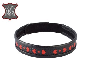 Ошейник-чокер с сердечками , длина 41.00см, диаметр 0.00см