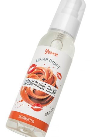 Съедобная гель-смазка Yovee «Карамельные ласки» с Д-Пантенолом, со вкусом «Dulce de Leche», 100 мл
