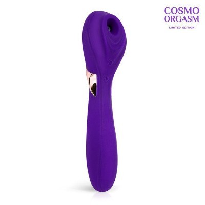 ВАКУУМНЫЙ СТИМУЛЯТОР с вибрацией L 184 мм D 43 мм, 9 режимов вибрации, 9 режимов вакуума арт. CSM-23182