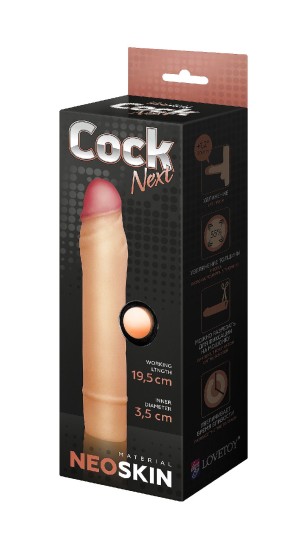 Фаллоудлинитель киберкожа COCK NEXT, L 195 мм D 35 мм, артикул 690203