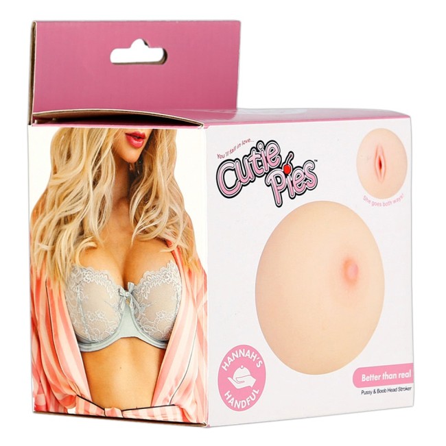 Мастурбатор Cutie Pies Hannah's Handful , c вибрацией, длина 0.00см, диаметр 0.00см