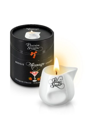 MASSAGE CANDLE  80ML Свеча с массажным маслом Клубничный Дайкири 80 мл , длина 0.00см, диаметр 0.00см