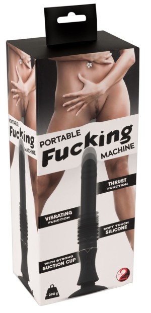 Ручная компактная секс-машина Portable Fucking Machine by You2Toys , c вибрацией, длина 28.50см, диаметр 3.20см