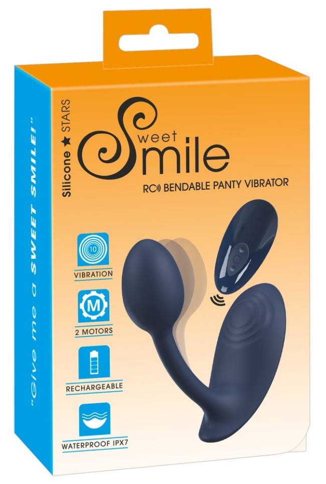 Вибростимулятор RC Bendable Panty Vibrator , c вибрацией, длина 13.30см, диаметр 3.00см