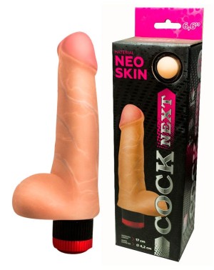 Вибратор реалистик COCK NEXT, L 170 мм D 42 мм, киберкожа арт. 601205