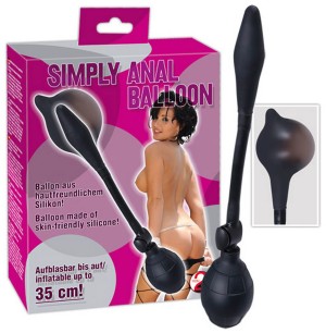 Анальная пробка с расширением Simply Anal Balloon , длина 29.00см, диаметр 2.50см