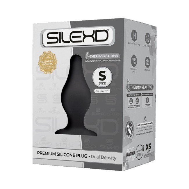 "SileXD Model 2 Анальная пробка маленькая , длина 7.20см, диаметр 3.40см"