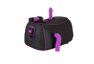 Love Machine Вибростимулятор с ротацией с 3 мя смеными насадками , c вибрацией, длина 37.00см, диаметр 0.00см