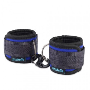 Наручники неопрен синие , длина 0.00см, диаметр 0.00см