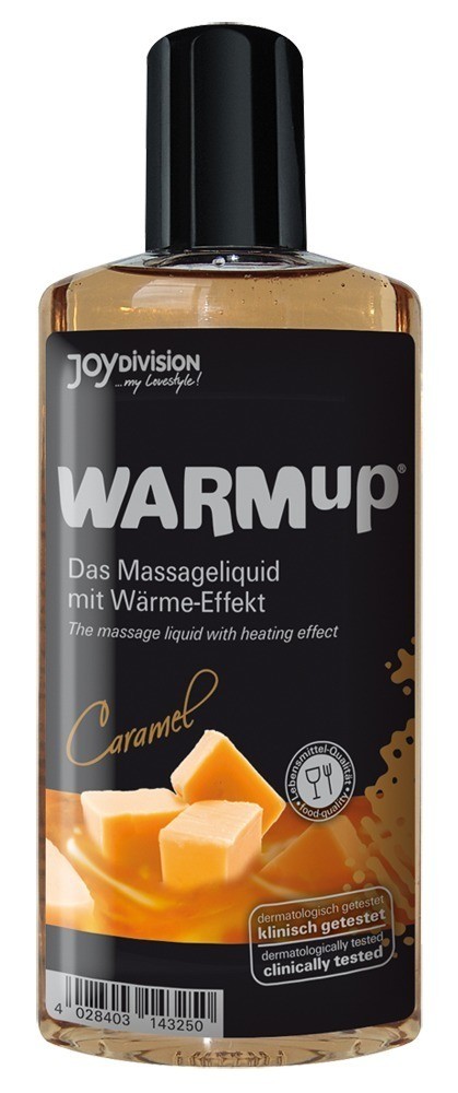 Съедобное массажное средство JoyDivision WARMup со вкусом карамели, разогревающее,150 мл