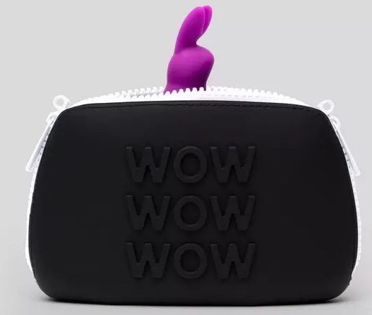 Эрекционное кольцо Happy Rabbit с вибрацией, фиолетовое, кейс в комплекте